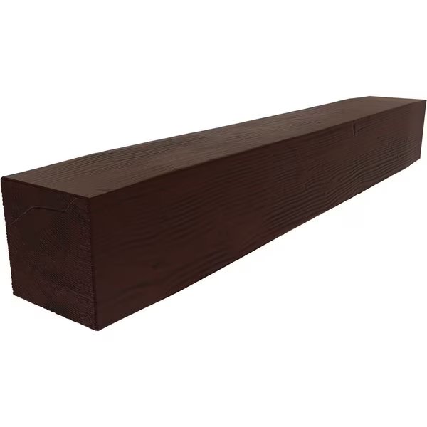 Sandblasted Faux Wood Fireplace Mantel, NaturaL x 8